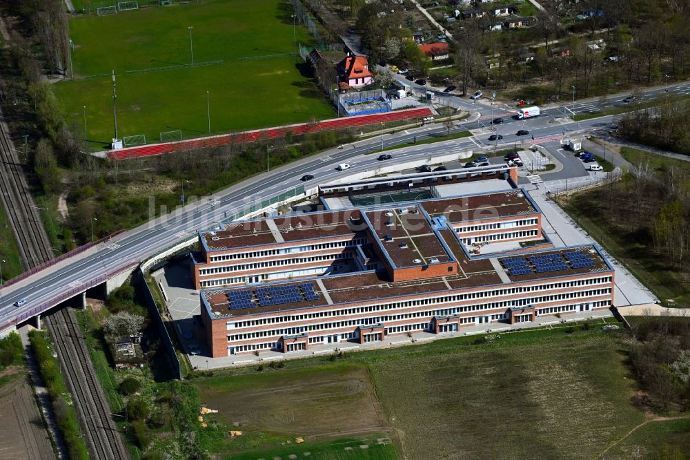 Luftaufnahme Nürnberg - Schulgebäude FOS 2 Nürnberg in Nürnberg im Bundesland Bayern, Deutschland