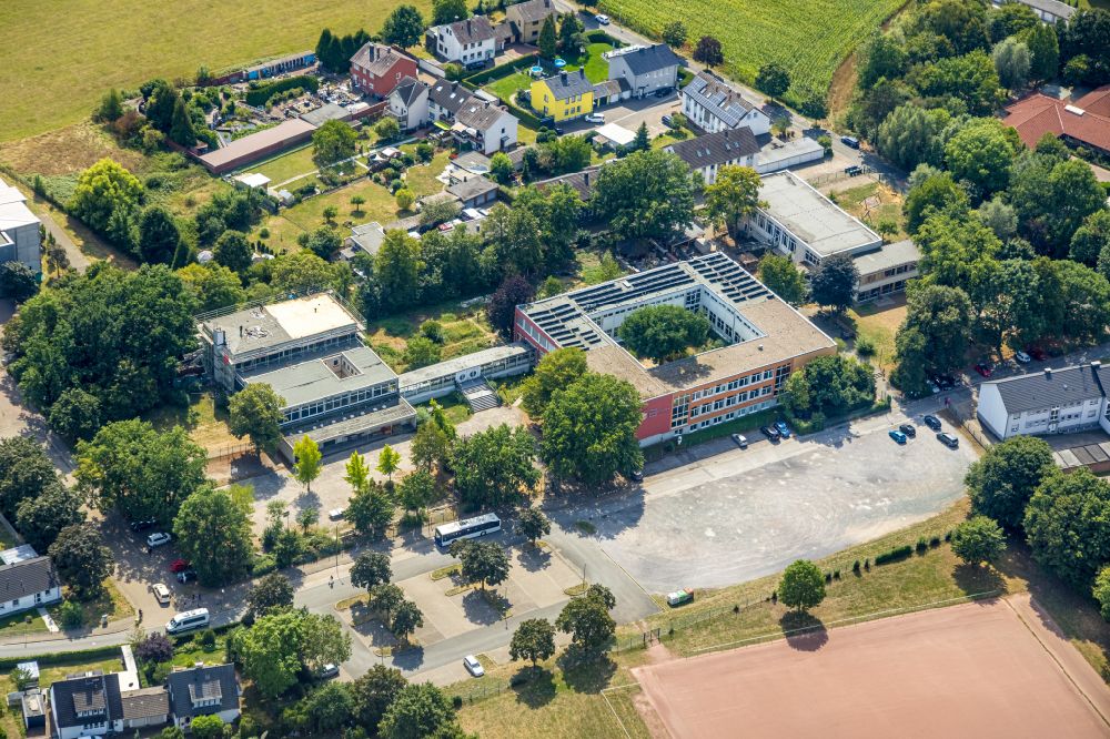 Luftbild Pelkum - Schulgebäude Freie Waldorfschule in Pelkum im Bundesland Nordrhein-Westfalen, Deutschland