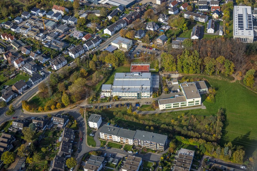 Luftaufnahme Wetter (Ruhr) - Schulgebäude der Georg-Müller-Gesamtschule in Wetter (Ruhr) im Bundesland Nordrhein-Westfalen