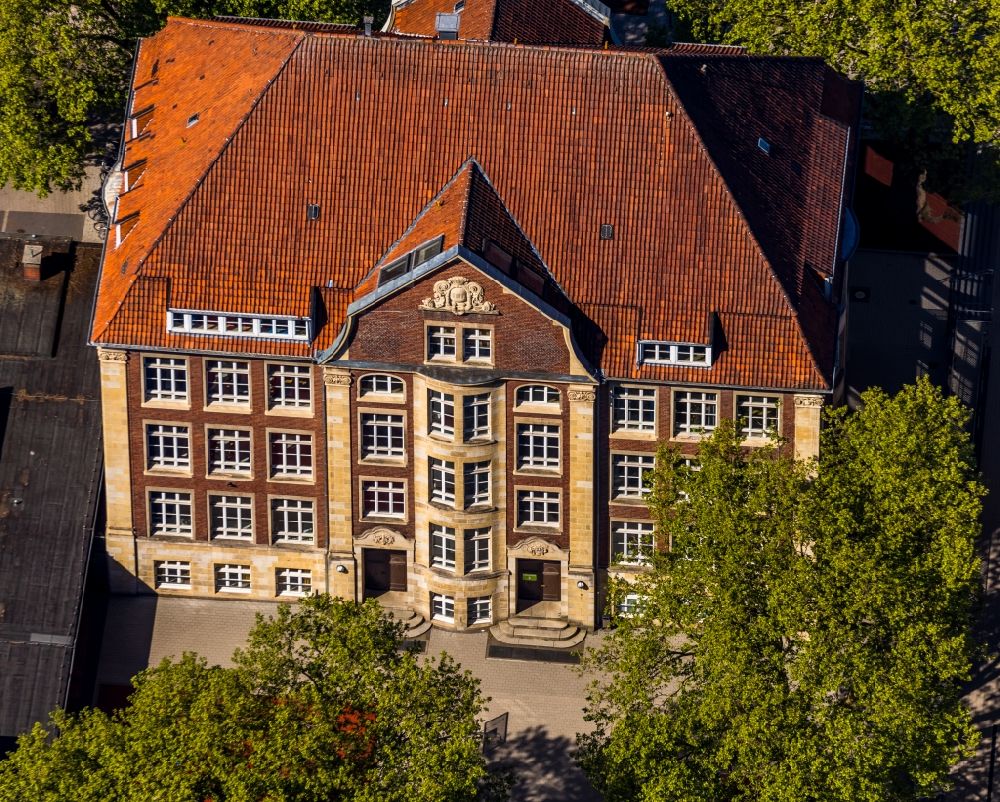 Münster aus der Vogelperspektive: Schulgebäude Gesamtschule Münster Mitte in Münster im Bundesland Nordrhein-Westfalen, Deutschland