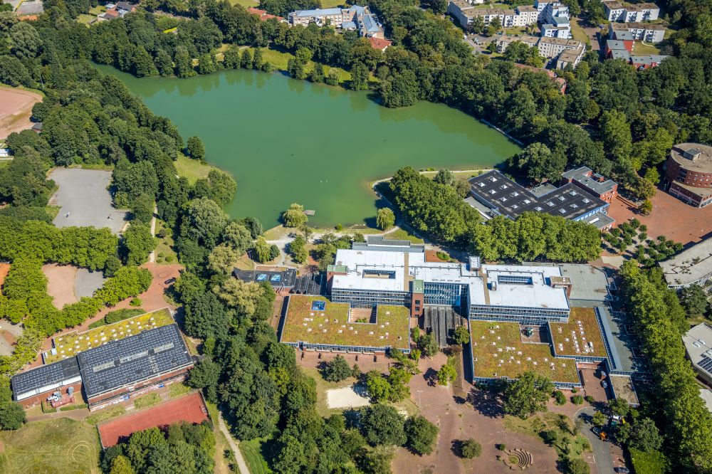 Luftbild Dorsten - Schulgebäude der Gesamtschule Wulfen in Dorsten im Bundesland Nordrhein-Westfalen
