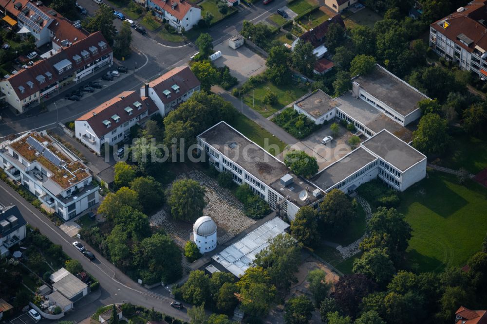 Luftbild Würzburg - Schulgebäude Goethe-Kepler-Grundschule in Würzburg im Bundesland Bayern, Deutschland
