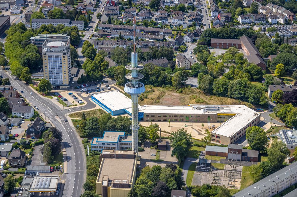 Luftbild Velbert - Schulgebäude Grundschule Kastanienallee in Velbert im Bundesland Nordrhein-Westfalen, Deutschland