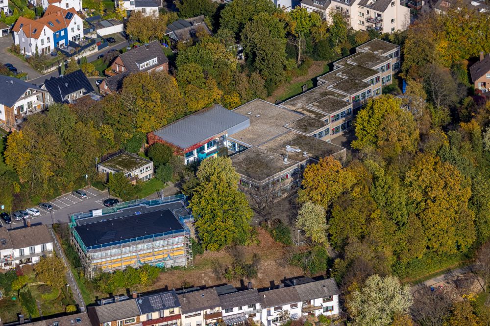 Luftbild Herdecke - Schulgebäude Grundschule Schraberg Neue Straße in Herdecke im Bundesland Nordrhein-Westfalen, Deutschland