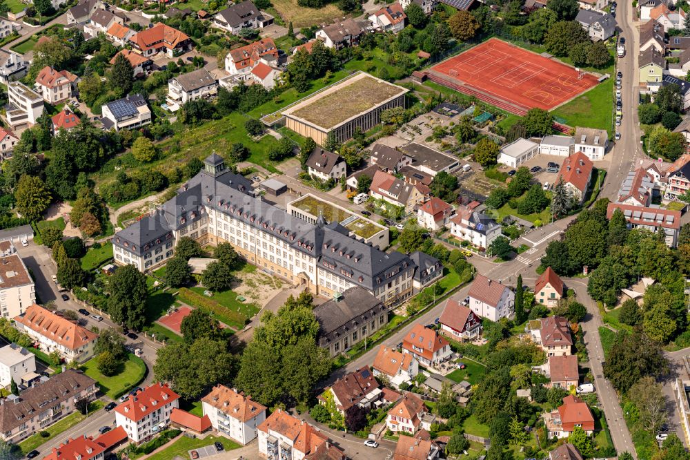 Luftbild Lahr/Schwarzwald - Schulgebäude Gymnasium Clara Schumann in Lahr/Schwarzwald im Bundesland Baden-Württemberg, Deutschland