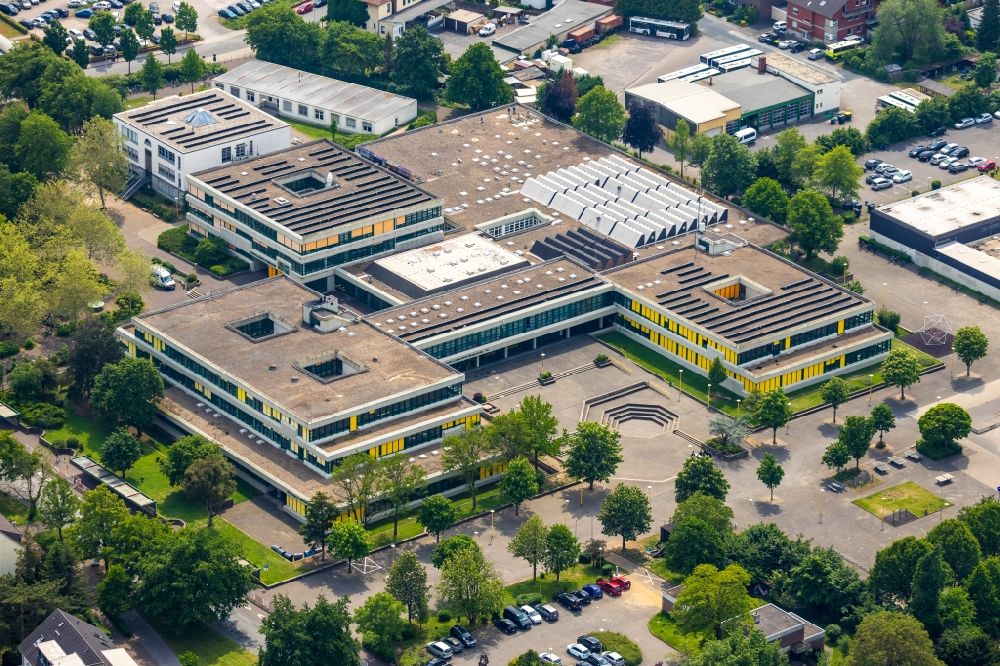 Luftaufnahme Haltern am See - Schulgebäude des Gymnasium Joseph-König-Gymnasium in Haltern am See im Bundesland Nordrhein-Westfalen, Deutschland