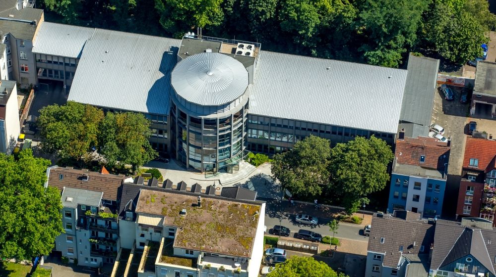 Luftbild Herne - Schulgebäude des HARANNI ACADEMIE - Fortbildungszentrum für Heilberufe in Herne im Bundesland Nordrhein-Westfalen
