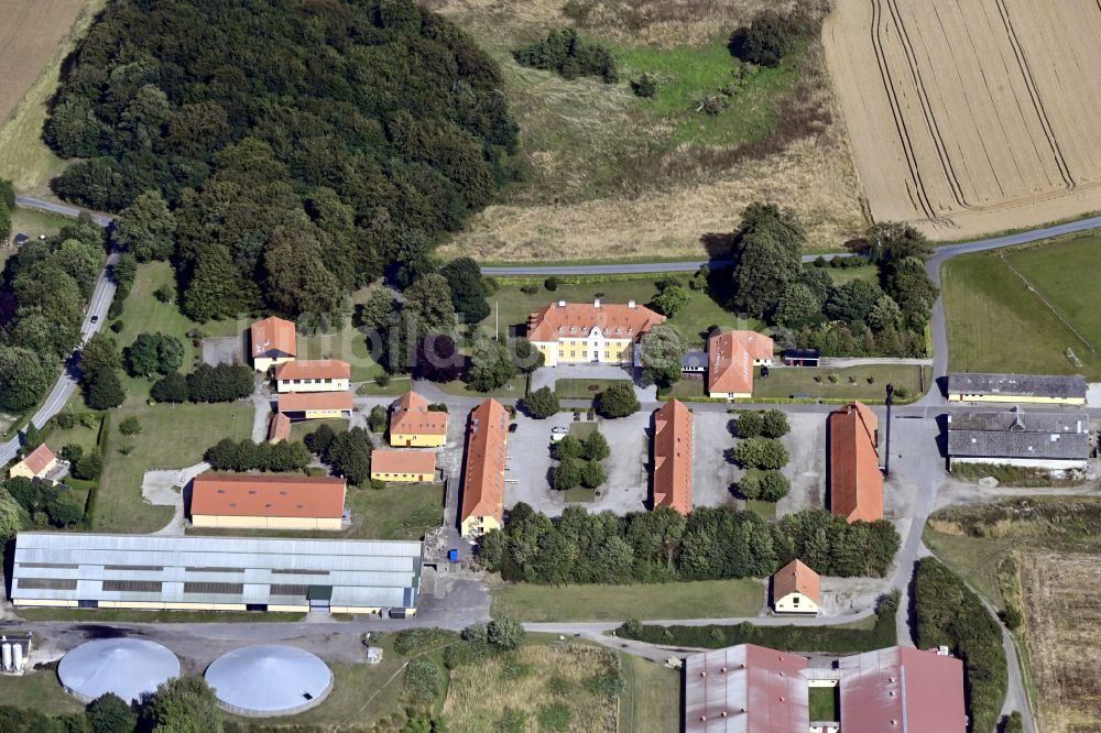 Stubbeköbing aus der Vogelperspektive: Schulgebäude Internat Naesgaard Efterskole in Stubbeköbing in Region Själland, Dänemark