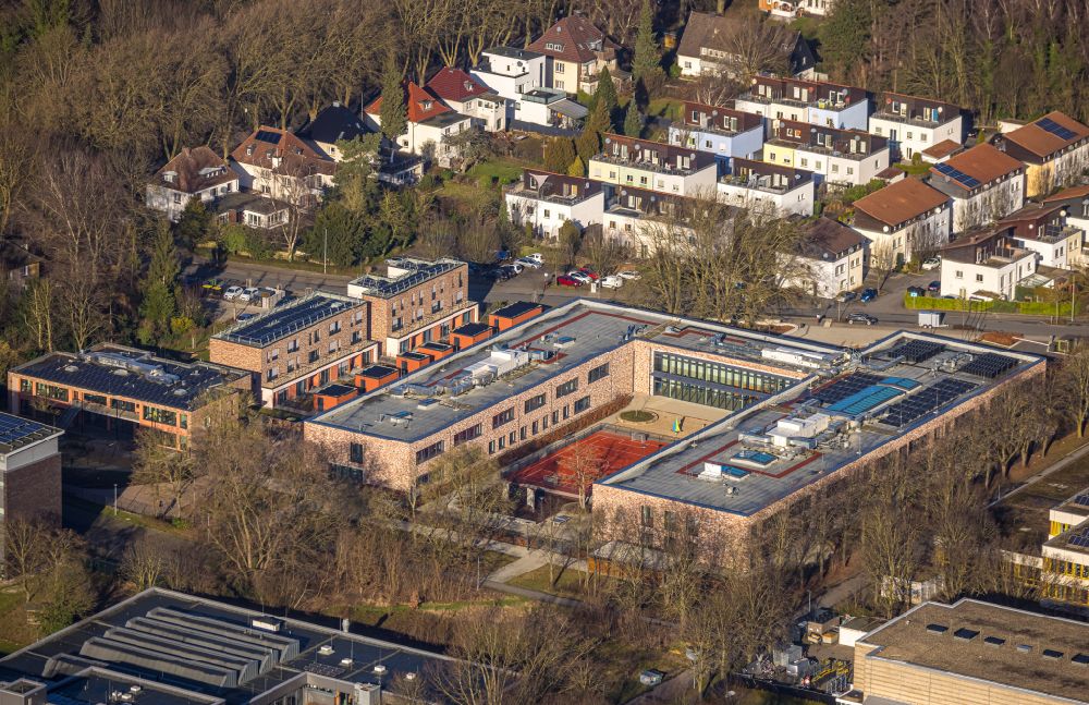 Luftbild Unna - Schulgebäude Jakob-Muth-Schule in Unna im Bundesland Nordrhein-Westfalen, Deutschland