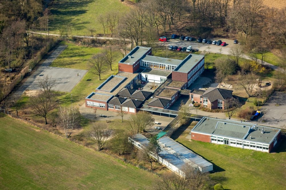 Luftbild Dorsten - Schulgebäude der von-Ketteler-Schule in Dorsten im Bundesland Nordrhein-Westfalen, Deutschland