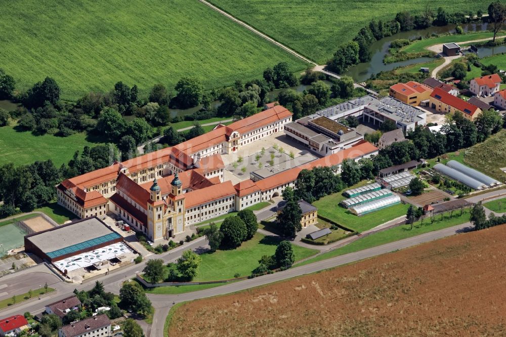 Luftbild Eichstätt - Schulgebäude der Knabenrealschule im Kloster Rebdorf in Eichstätt im Bundesland Bayern