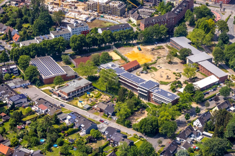 Luftaufnahme Herne - Schulgebäude der Kolibri-Schule an der Jean-Vogel-Straße in Herne im Bundesland Nordrhein-Westfalen, Deutschland