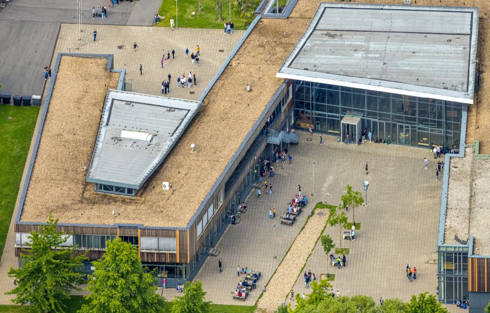 Luftbild Hamm - Schulgebäude der Konrad-Adenauer Realschule in Hamm im Bundesland Nordrhein-Westfalen, Deutschland