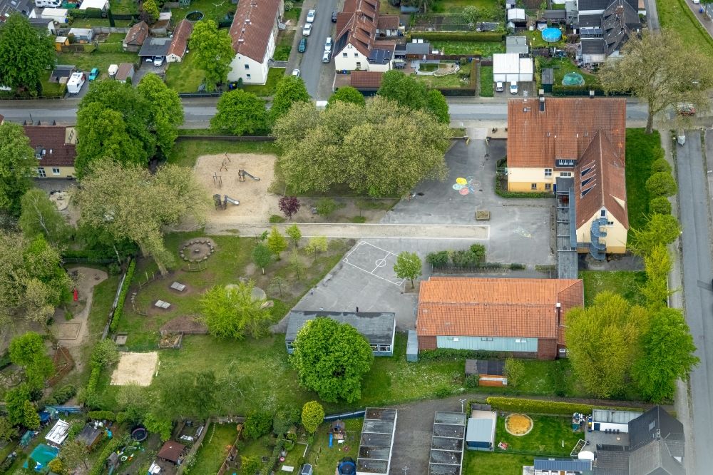 Luftbild Gladbeck - Schulgebäude Käthe-Kollwitz-Schule in Gladbeck im Bundesland Nordrhein-Westfalen, Deutschland
