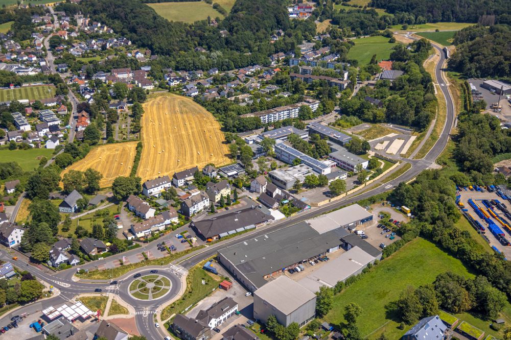 Luftbild Sprockhövel - Schulgebäude der Mathilde-Anneke-Schule und Gemeinschaftsgrundschule Börgersbruch in Sprockhövel im Bundesland Nordrhein-Westfalen, Deutschland