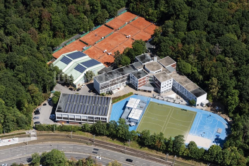 Stuttgart aus der Vogelperspektive: Schulgebäude der Merz Schule in Stuttgart im Bundesland Baden-Württemberg, Deutschland
