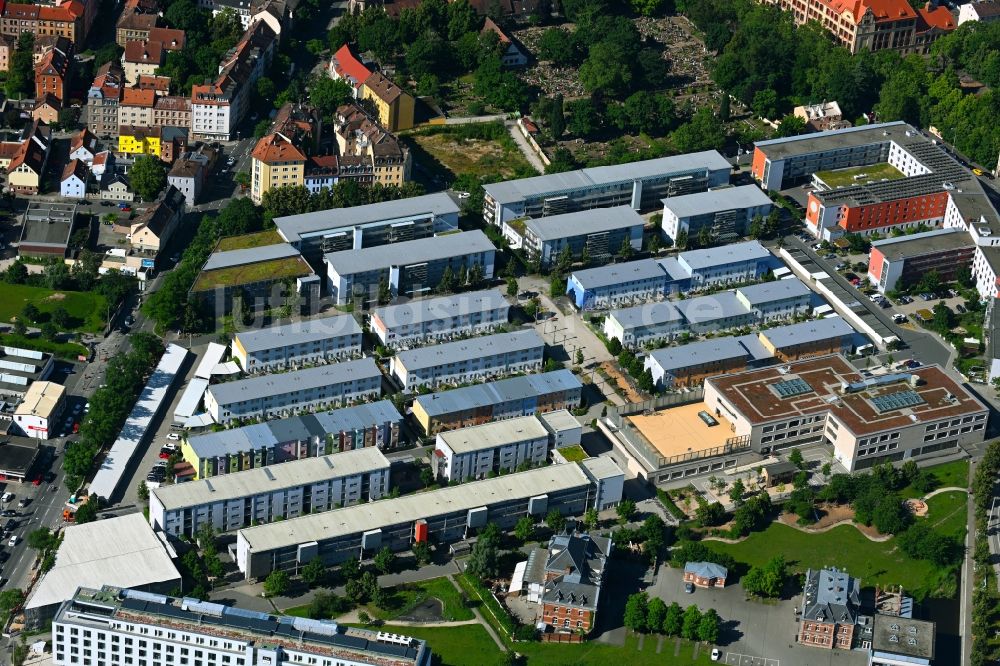 Luftbild Nürnberg - Schulgebäude der Michael-Ende-Schule an der Michael-Ende-Straße in Nürnberg im Bundesland Bayern, Deutschland