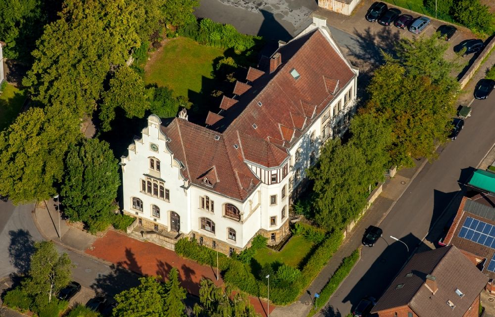 Luftbild Bünde - Schulgebäude der Musikschule in Bünde im Bundesland Nordrhein-Westfalen