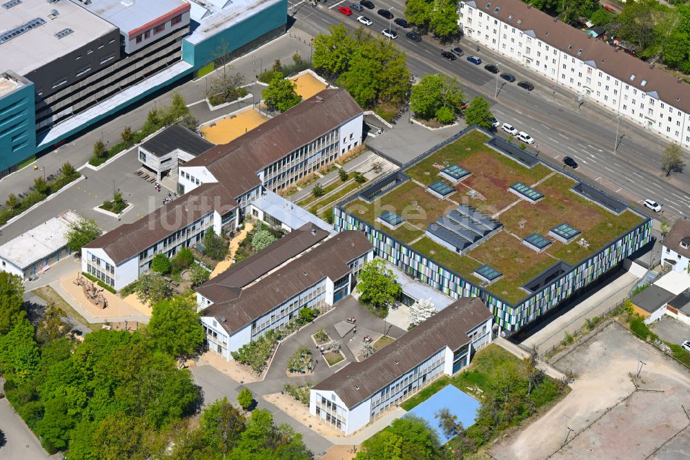Wolfsburg aus der Vogelperspektive: Schulgebäude Neue Schule in Wolfsburg im Bundesland Niedersachsen, Deutschland