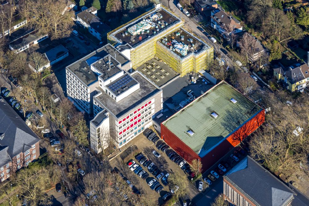 Luftbild Mülheim an der Ruhr - Schulgebäude Otto-Pankok-Schule in Mülheim an der Ruhr im Bundesland Nordrhein-Westfalen, Deutschland