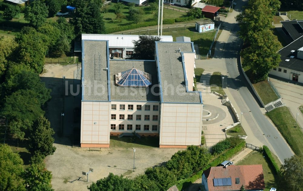 Luftbild Plau am See - Schulgebäude der Regionale Schule am Klüschenberg am Wittstocker Weg in Plau am See im Bundesland Mecklenburg-Vorpommern