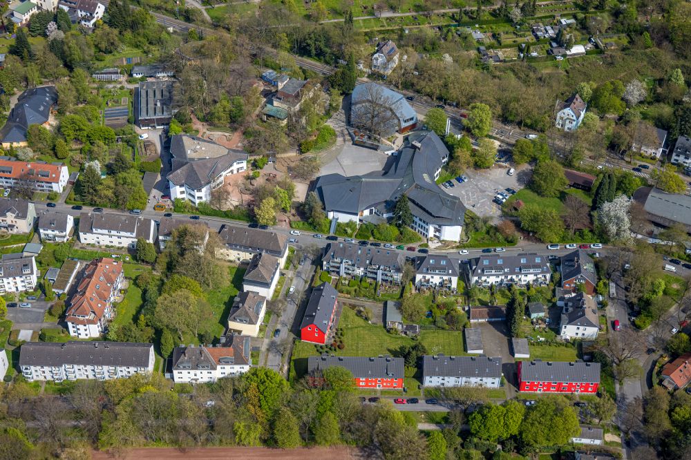 Langendreer aus der Vogelperspektive: Schulgebäude Rudolf Steiner Schule in Langendreer im Bundesland Nordrhein-Westfalen, Deutschland