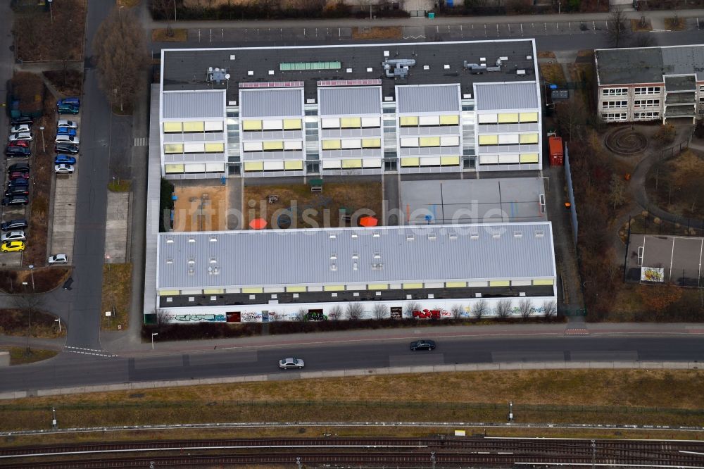 Luftbild Berlin - Schulgebäude der Schule am Mummelsoll im Ortsteil Hellersdorf in Berlin, Deutschland