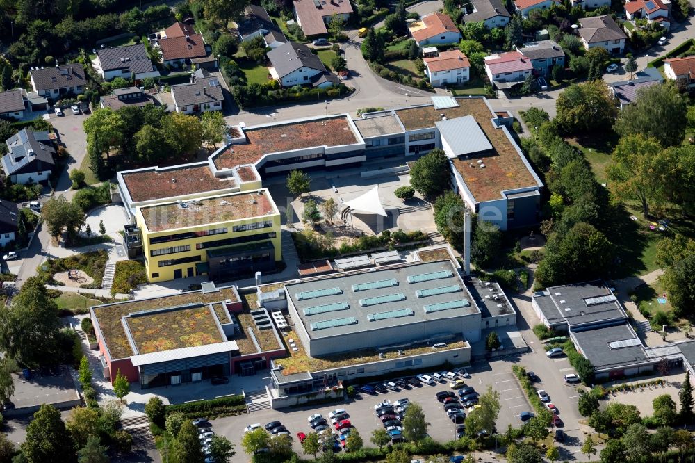 Luftbild Untergruppenbach - Schulgebäude der Stettenfelsschule GMS/WRS in der Humboldtstraße in Untergruppenbach im Bundesland Baden-Württemberg, Deutschland