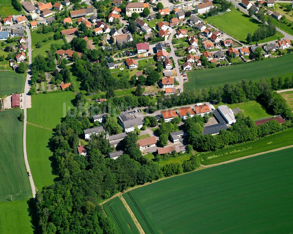 Luftaufnahme Schönebürg - Schulgebäude Vinzenz-von-Paul-Schule in Schönebürg im Bundesland Baden-Württemberg, Deutschland