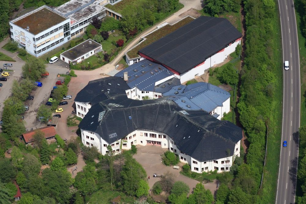 Luftaufnahme Schopfheim - Schulgelände und Gebäudekomplex der Freien Waldorfschule in Schopfheim im Bundesland Baden-Württemberg