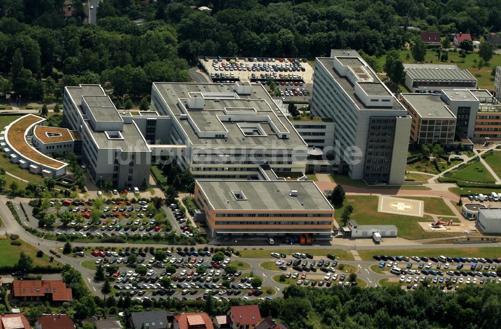 Luftbild Nordhausen - Südharz Klinikum in Nordhausen im Bundesland Thüringen