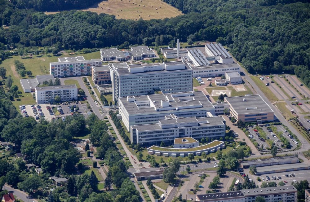 Luftbild Nordhausen - Südharz Klinikum in Nordhausen im Bundesland Thüringen