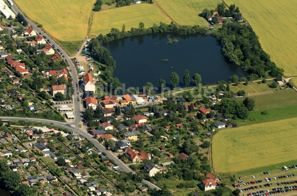 Luftbild Rudolstadt - See an der Catharinauer Strasse Rudolstadt im Bundesland Thüringen