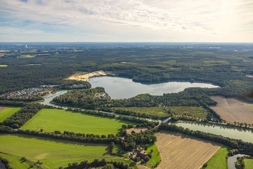 Luftbild Haltern am See - See Flaesheim in Haltern am See im Bundesland Nordrhein-Westfalen