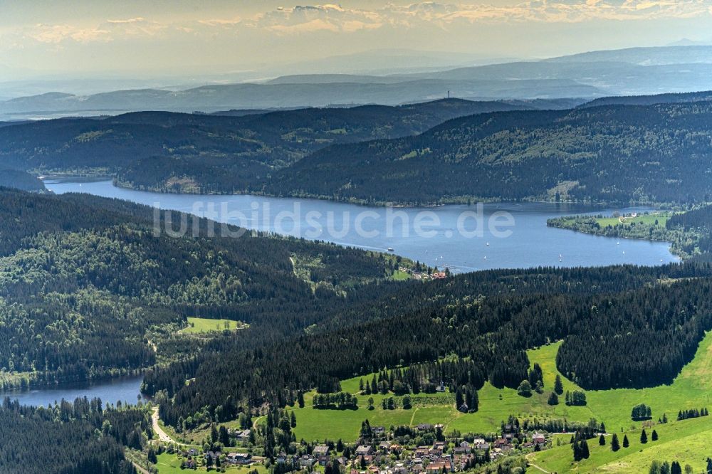 Luftbild Schluchsee - See- Uferbereichen in Schluchsee im Bundesland Baden-Württemberg, Deutschland