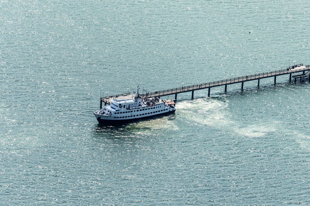 Luftaufnahme Binz - Seebrücke Binz auf der Insel Rügen in Mecklenburg-Vorpommern