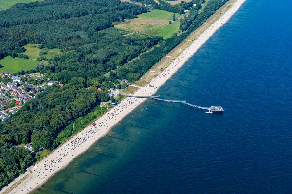 Luftbild Koserow - Seebrücke in Koserow im Bundesland Mecklenburg-Vorpommern, Deutschland