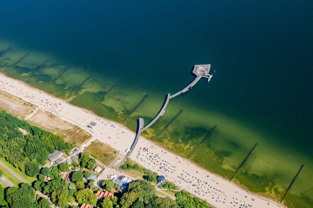 Luftaufnahme Koserow - Seebrücke in Koserow im Bundesland Mecklenburg-Vorpommern, Deutschland