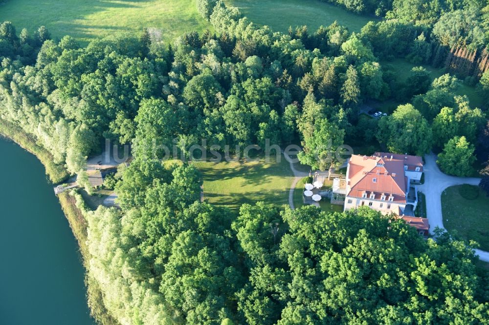 Luftbild Liebenberg - Seehaus am Großen Lankesee im Löwenberger Land im Bundesland Brandenburg