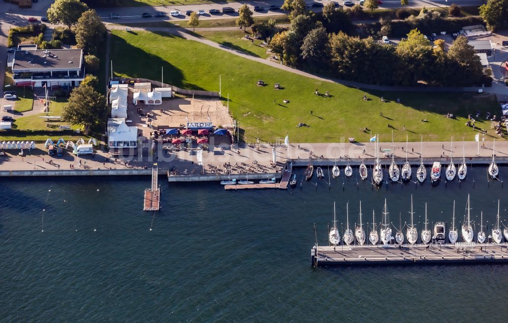 Kiel von oben - Segelcamp in Kiel im Bundesland Schleswig-Holstein, Deutschland