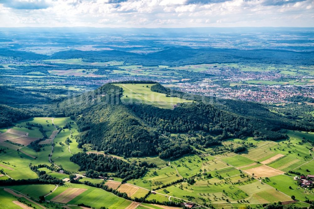 Luftaufnahme Mössingen - Segelflug- Gelände auf dem Flugplatz am Farrenberg in Mössingen im Bundesland Baden-Württemberg, Deutschland