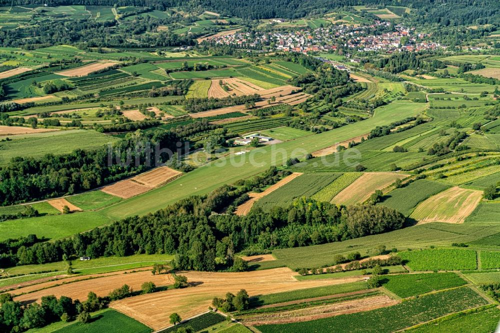 Luftbild Ettenheim - Segelflug- Gelände auf dem Flugplatz Sonderlandeplatz Altdorf - Wallburg in Ettenheim im Bundesland Baden-Württemberg, Deutschland