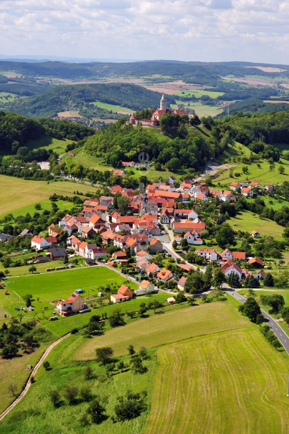 Luftaufnahme Seitenroda - Seitenroda im Bundesland Thüringen