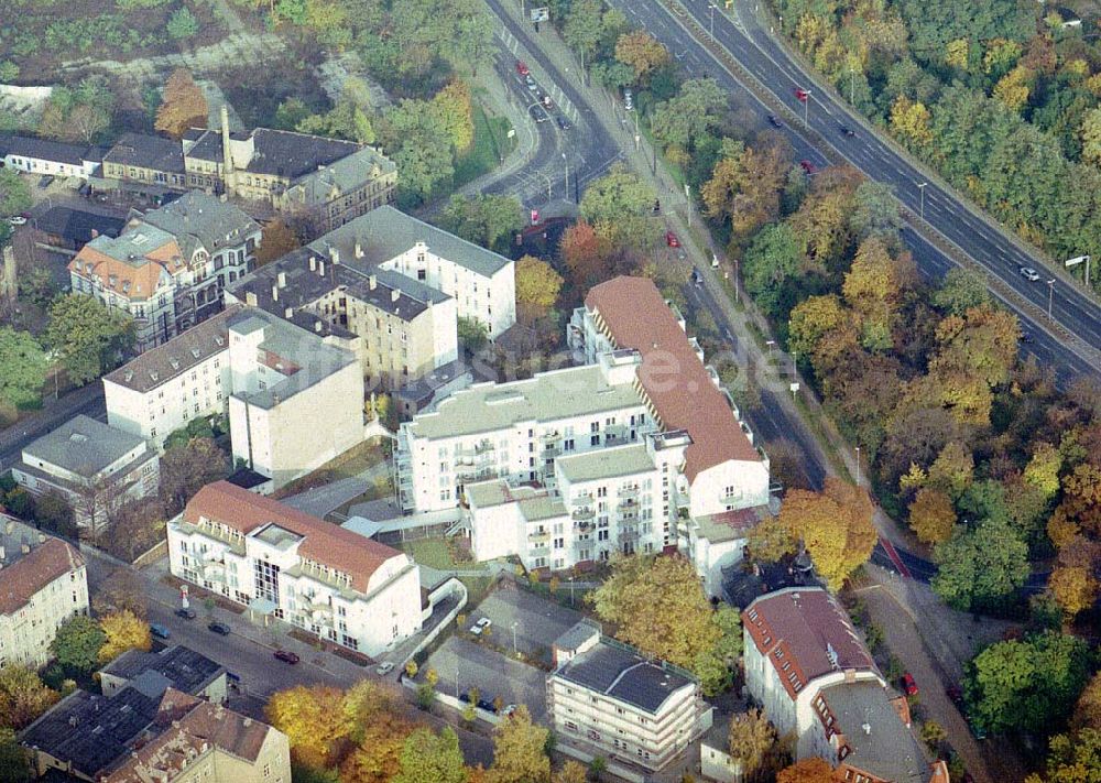 Magdeburg / Sachsen - Anhalt von oben - Seniorenresidenz der GERMANIA AG im Stadtfeld Ost am Adelheidring in Magdeburg / Sacgsen - Anhalt.