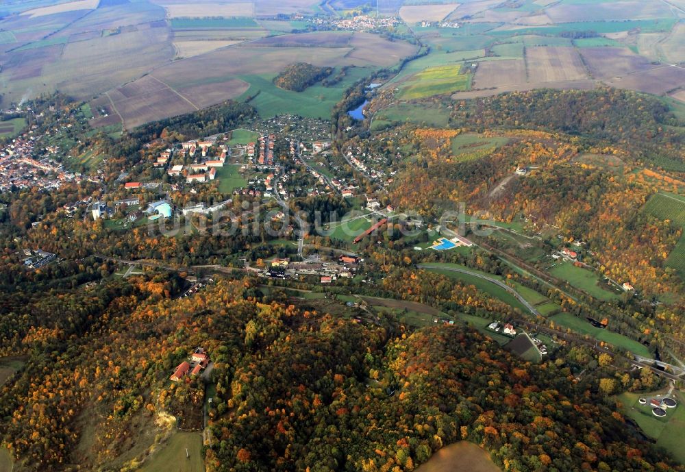 Luftbild Bad Sulza - Sicht auf den Ort Bad Sulza in Thüringen