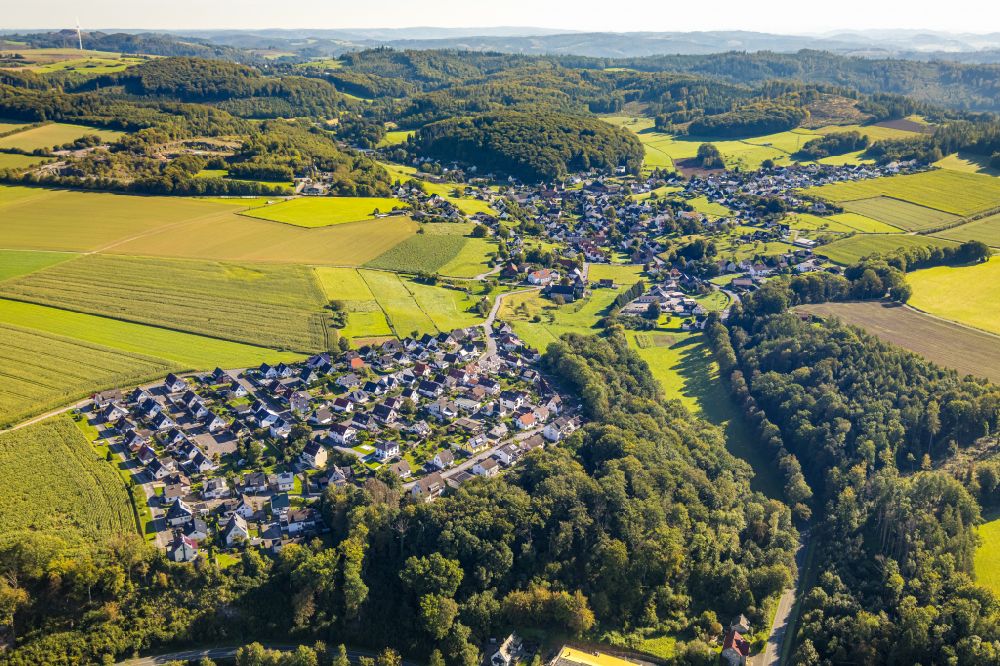 Luftbild Beckum - Siedlungsgebiet in Beckum im Bundesland Nordrhein-Westfalen, Deutschland