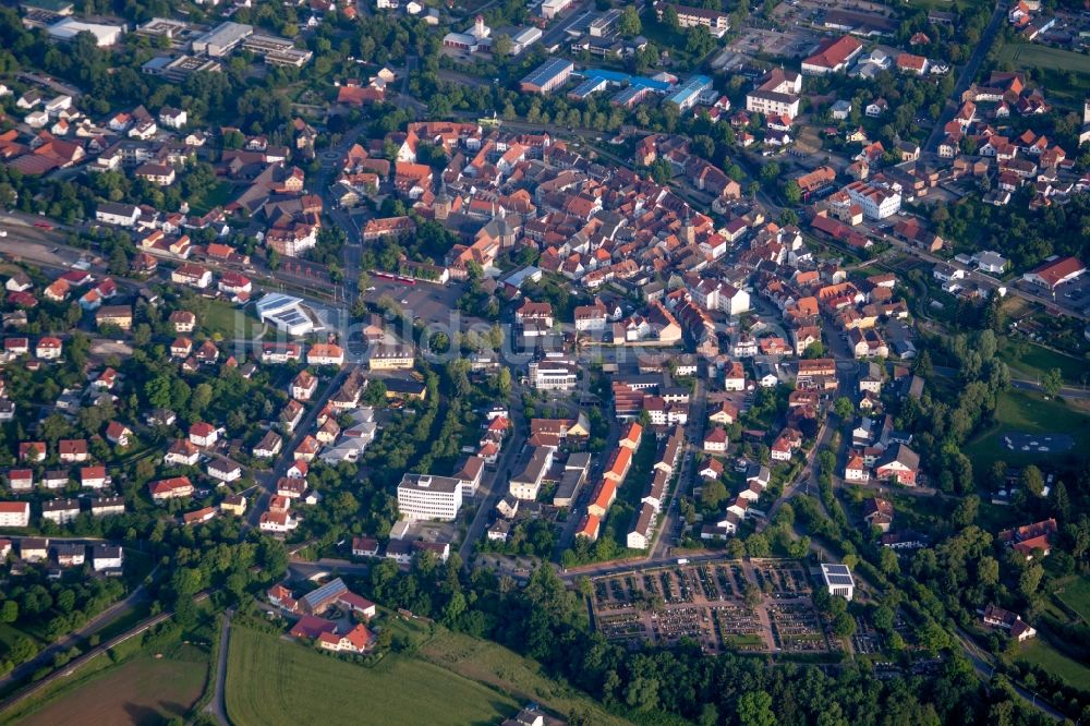 Luftbild Buchen - Siedlungsgebiet in Buchen im Bundesland Baden-Württemberg, Deutschland