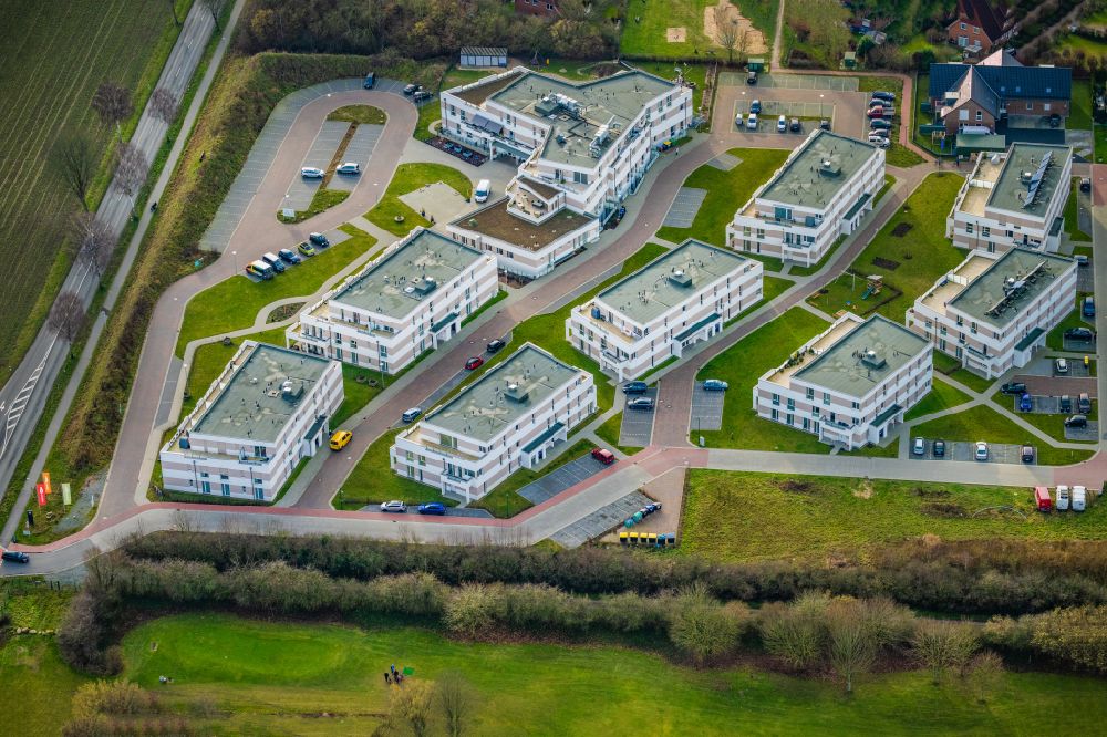 Luftaufnahme Fredenbeck - Siedlungsgebiet Convivo Park in Fredenbeck im Bundesland Niedersachsen, Deutschland