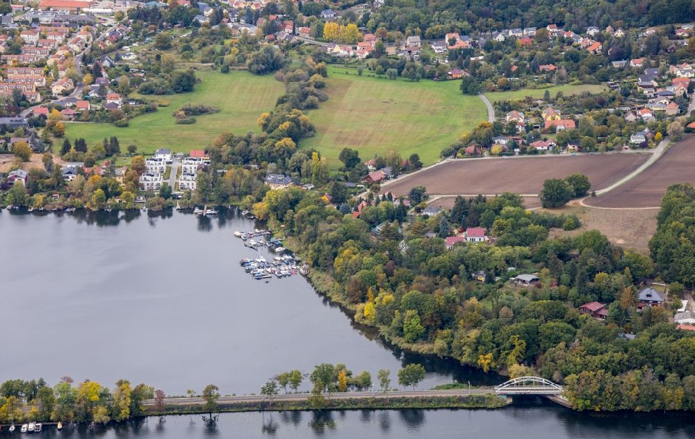 Luftbild Schwielowsee - Siedlungsgebiet Geltow in Schwielowsee im Bundesland Brandenburg, Deutschland