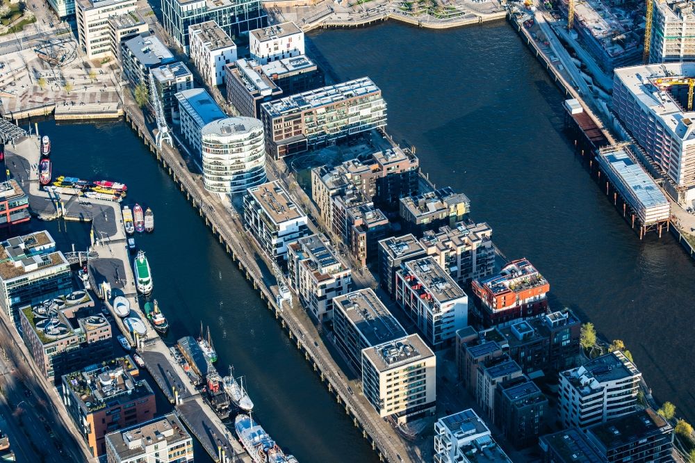 Hamburg von oben - Siedlungsgebiet der Hafencity in Hamburg, Deutschland